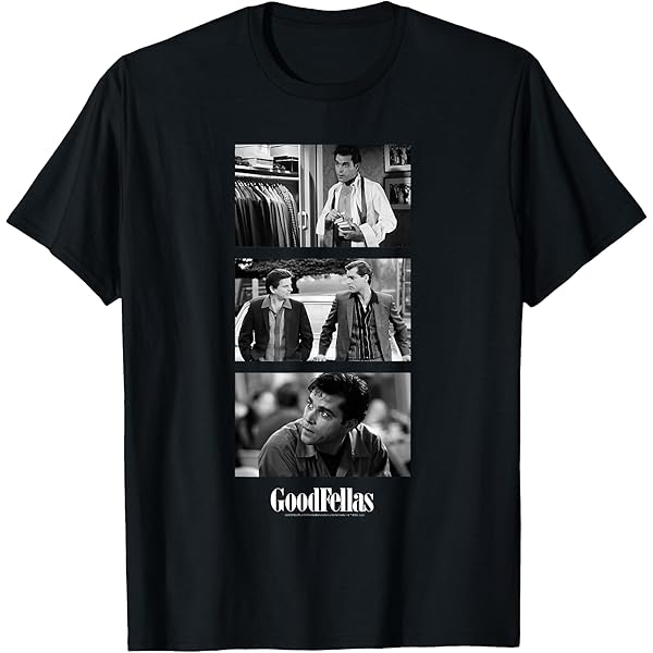 Amazon.com: Goodfellas Retro 90's Gangster Movie T Shirt S Black